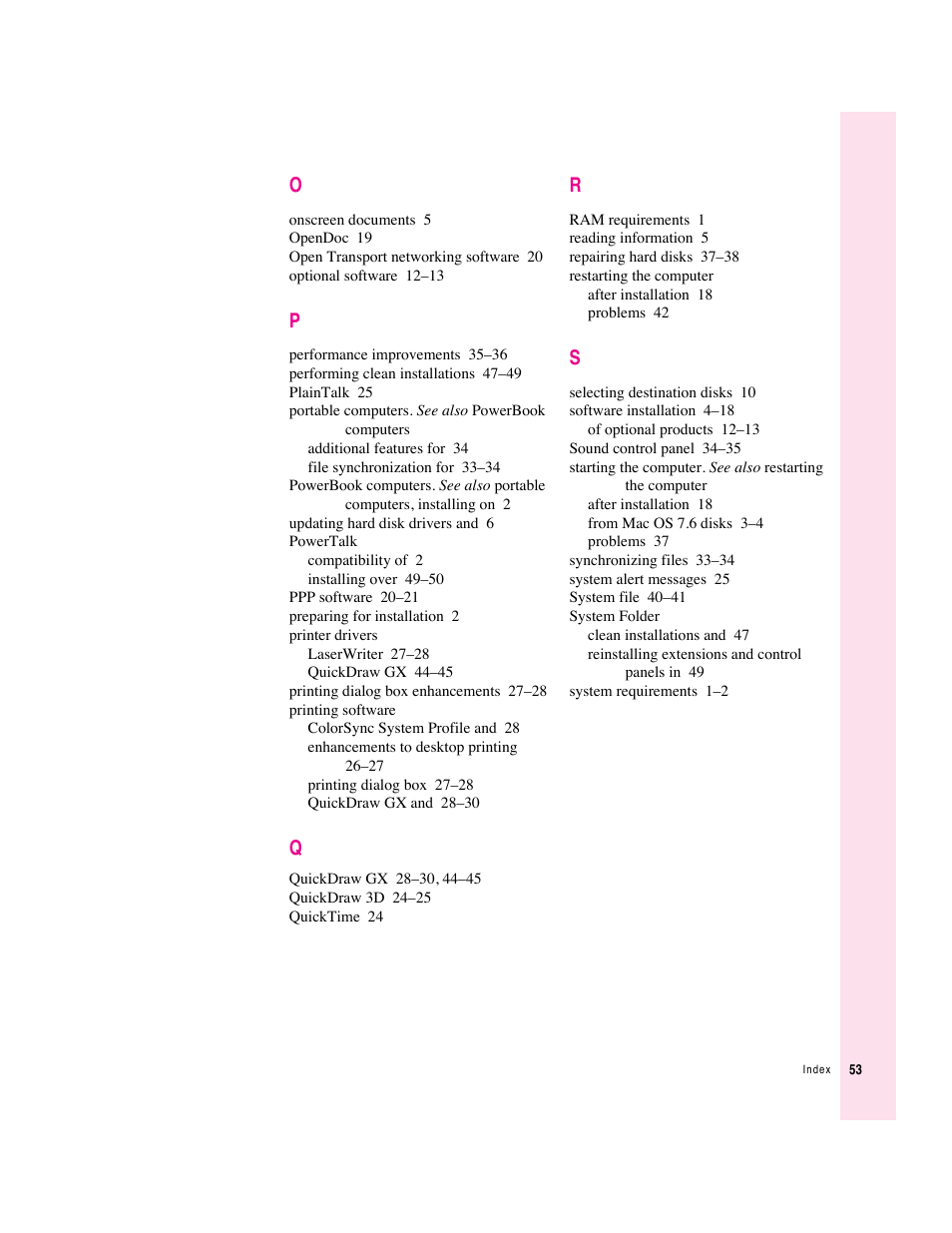 Apple Mac OS 7.6 User Manual | Page 53 / 55