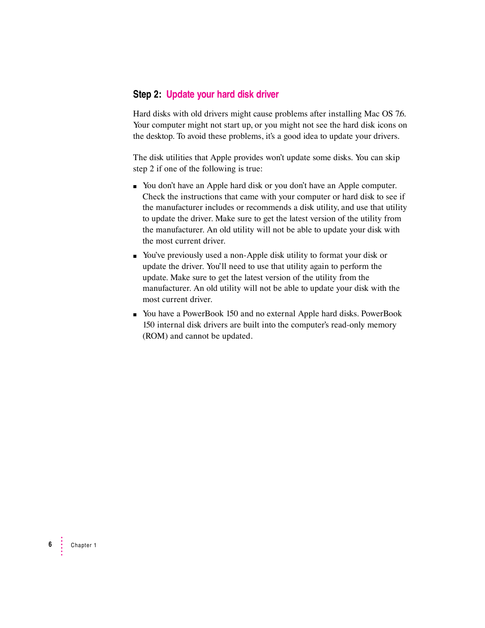 Apple Mac OS 7.6 User Manual | Page 6 / 55