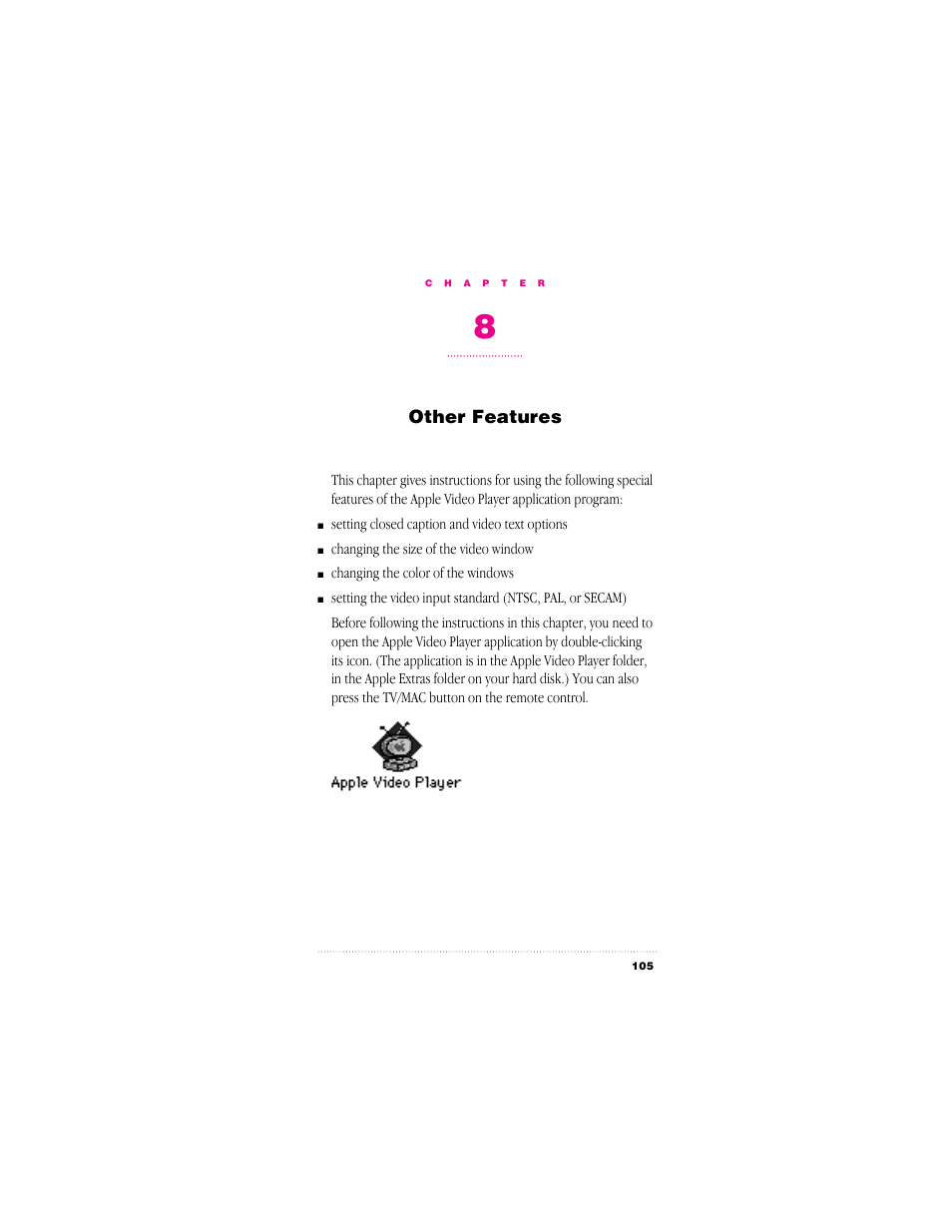 Other features | Apple  TV/FM Radio  System User Manual | Page 112 / 151
