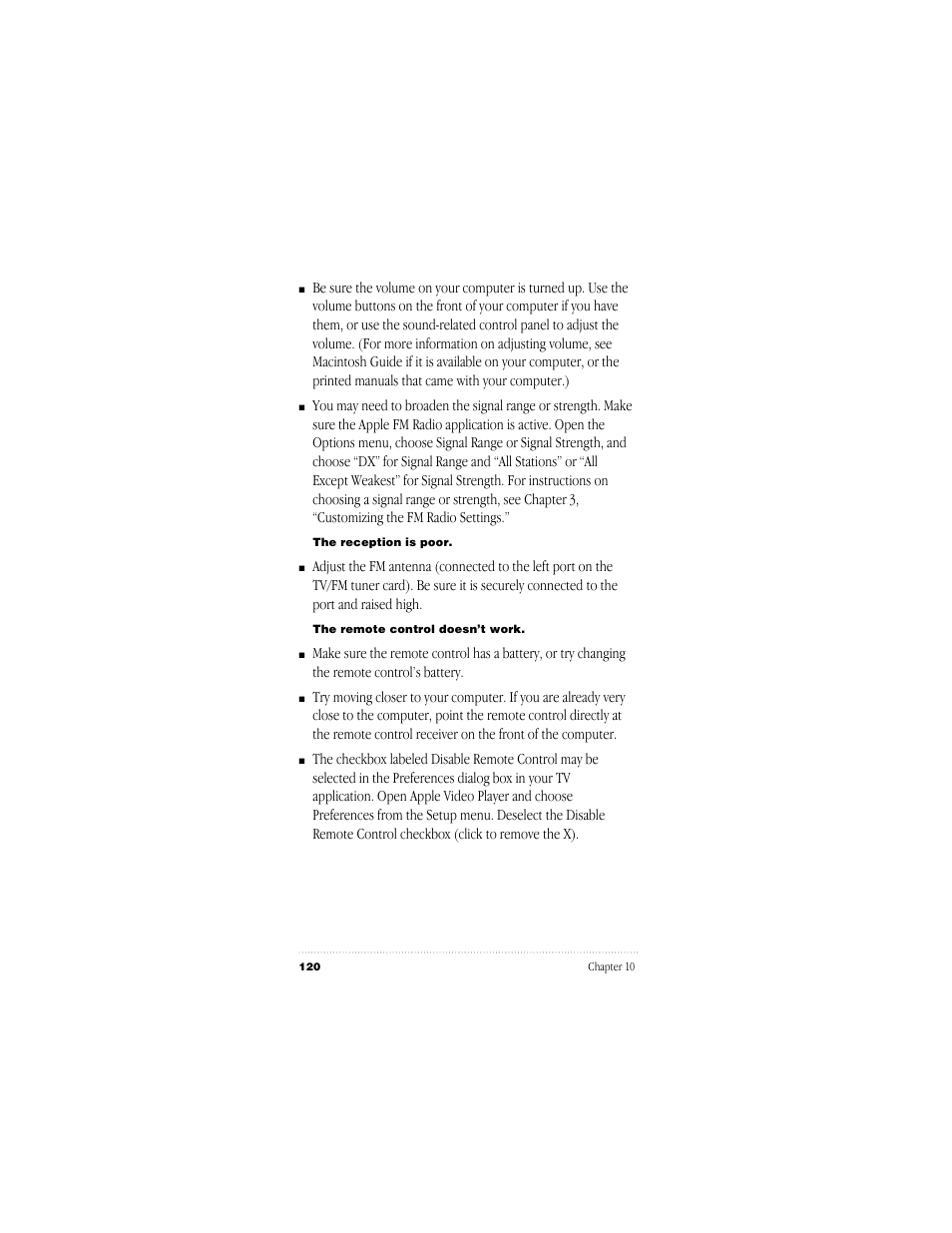 Apple  TV/FM Radio  System User Manual | Page 127 / 151