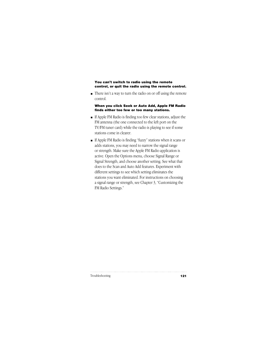Apple  TV/FM Radio  System User Manual | Page 128 / 151