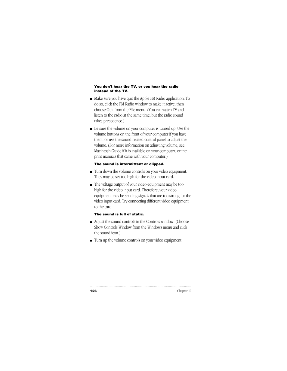 Apple  TV/FM Radio  System User Manual | Page 133 / 151