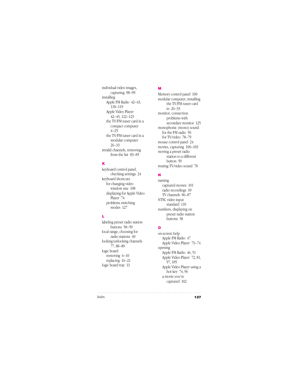 Apple  TV/FM Radio  System User Manual | Page 144 / 151