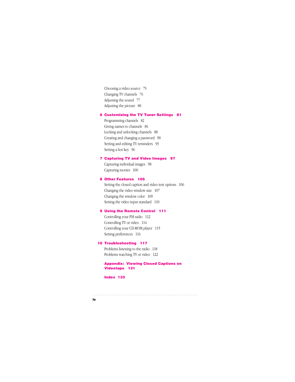 Apple  TV/FM Radio  System User Manual | Page 4 / 151