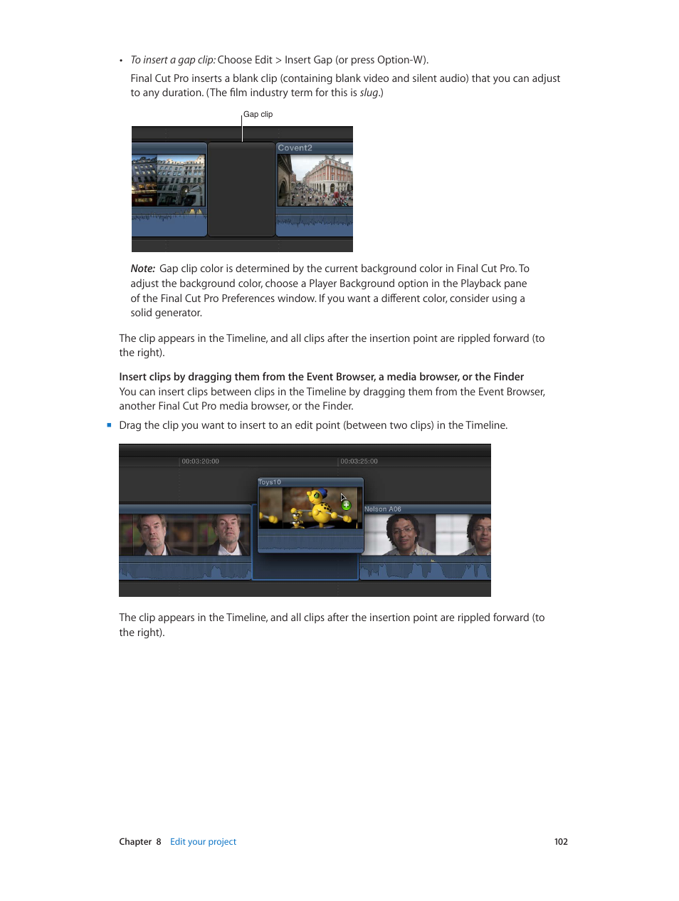 Apple Final Cut Pro X (10.0.9) User Manual | Page 102 / 476