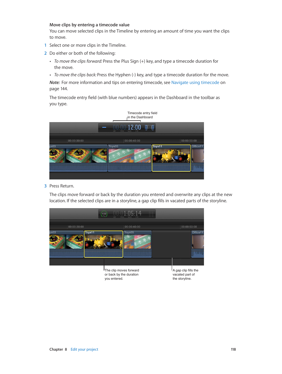 Apple Final Cut Pro X (10.0.9) User Manual | Page 118 / 476