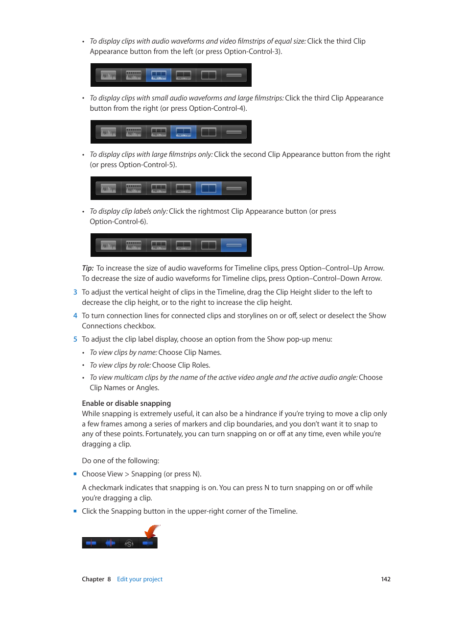 Apple Final Cut Pro X (10.0.9) User Manual | Page 142 / 476