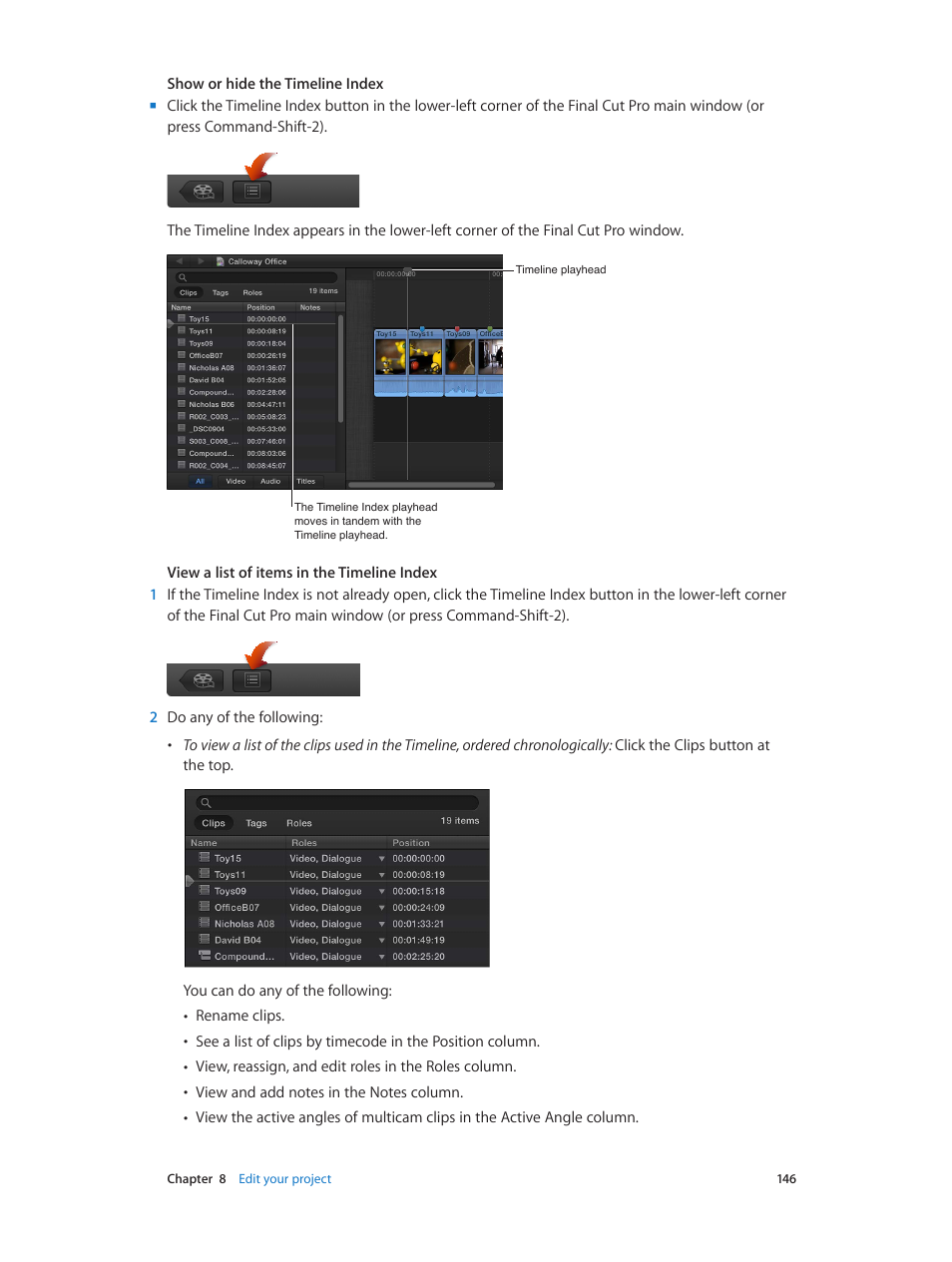 Apple Final Cut Pro X (10.0.9) User Manual | Page 146 / 476