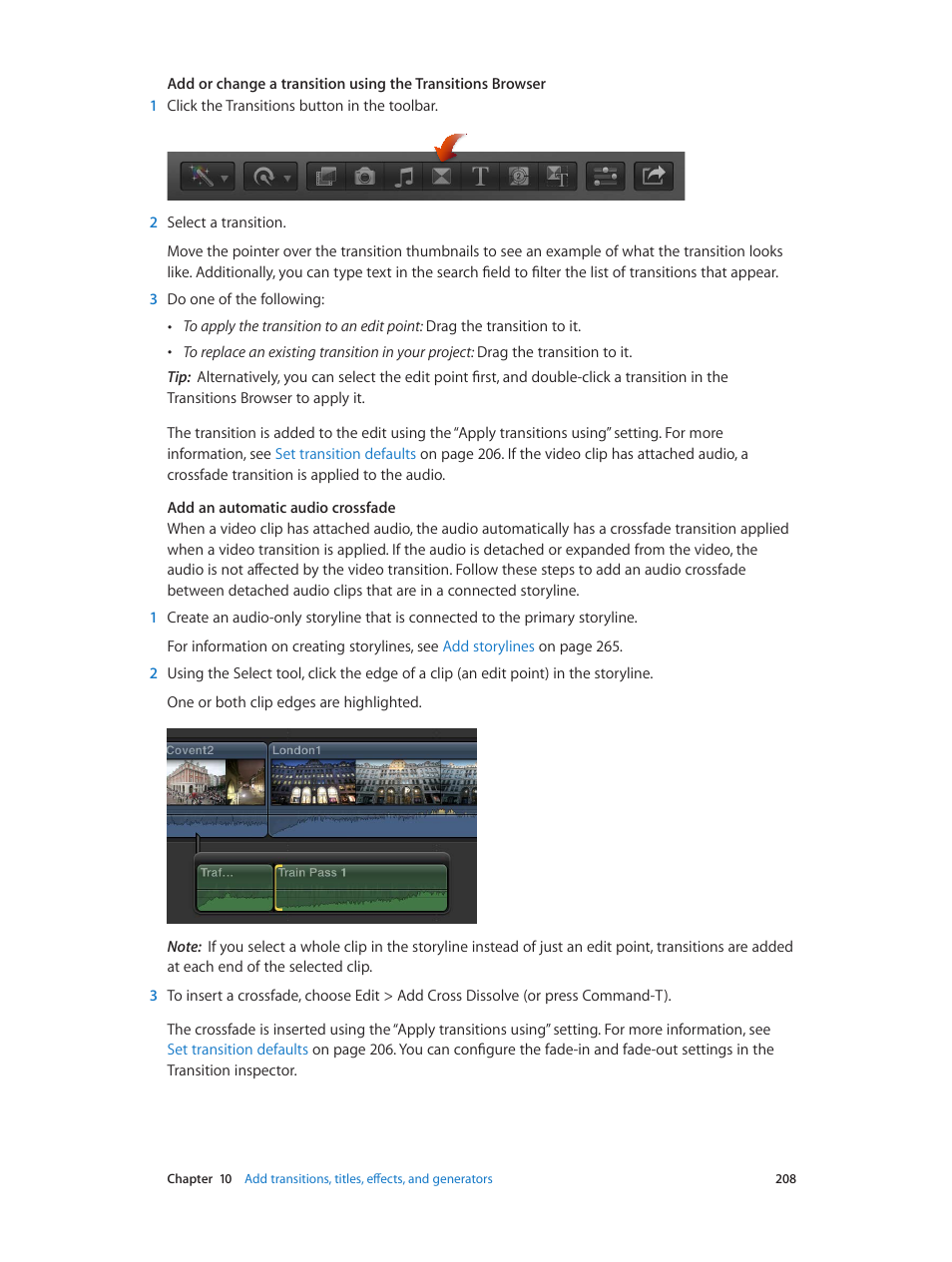 Apple Final Cut Pro X (10.0.9) User Manual | Page 208 / 476