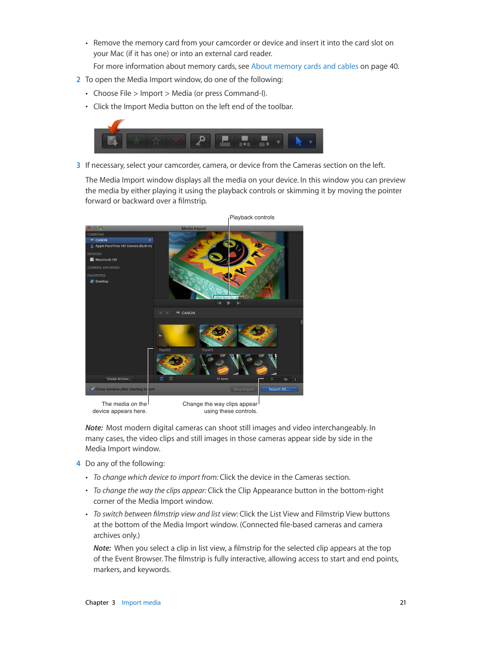 Apple Final Cut Pro X (10.0.9) User Manual | Page 21 / 476