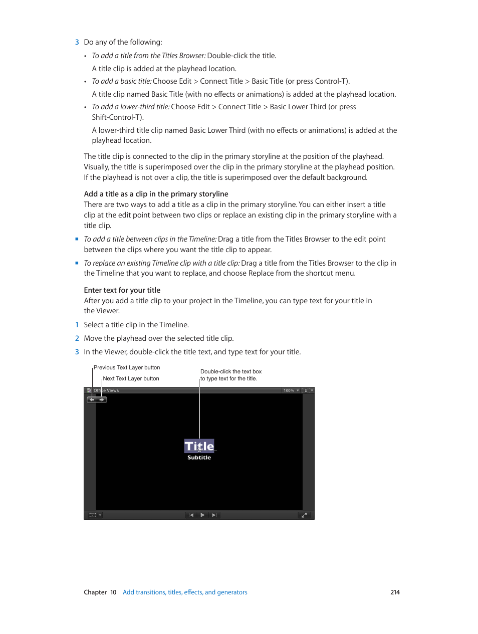 Apple Final Cut Pro X (10.0.9) User Manual | Page 214 / 476