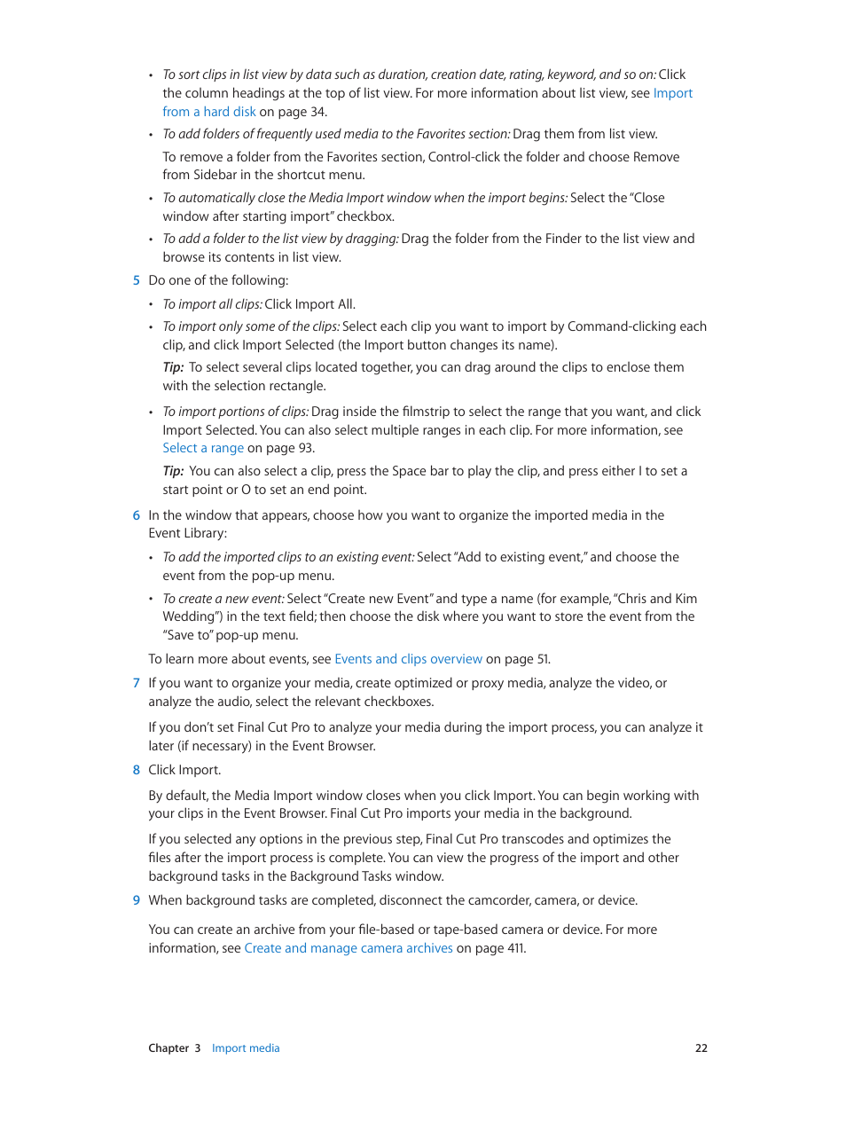 Apple Final Cut Pro X (10.0.9) User Manual | Page 22 / 476
