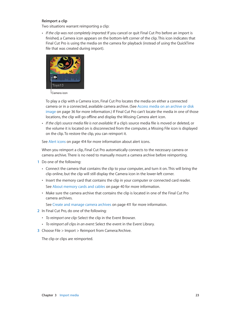 Apple Final Cut Pro X (10.0.9) User Manual | Page 23 / 476