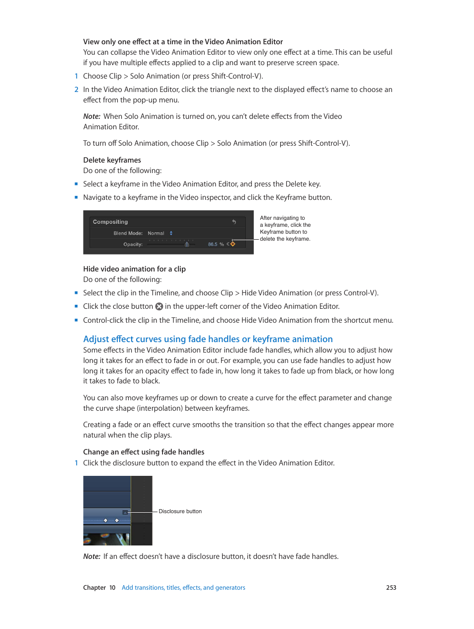 Apple Final Cut Pro X (10.0.9) User Manual | Page 253 / 476