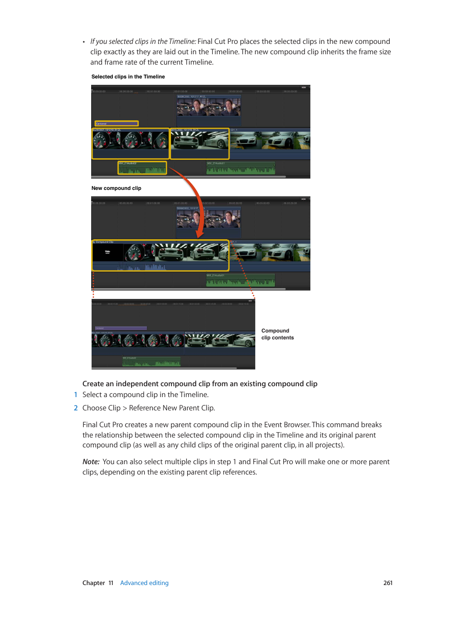 Apple Final Cut Pro X (10.0.9) User Manual | Page 261 / 476