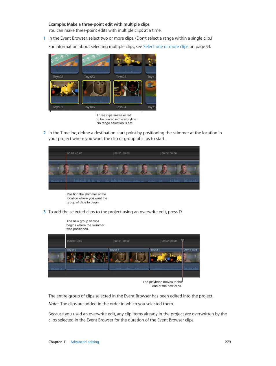 Apple Final Cut Pro X (10.0.9) User Manual | Page 279 / 476