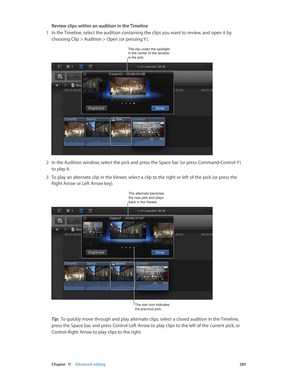 Apple Final Cut Pro X (10.0.9) User Manual | Page 285 / 476