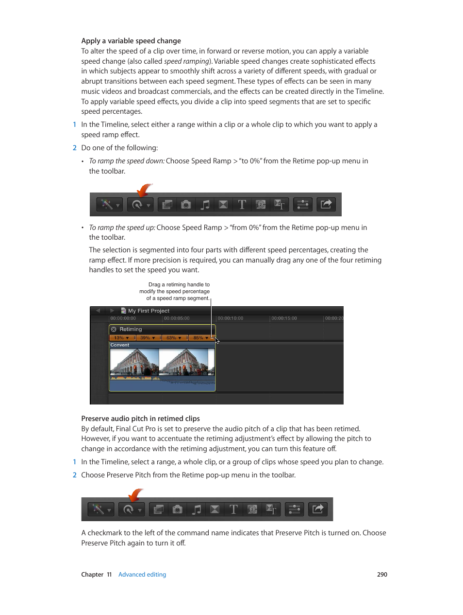 Apple Final Cut Pro X (10.0.9) User Manual | Page 290 / 476