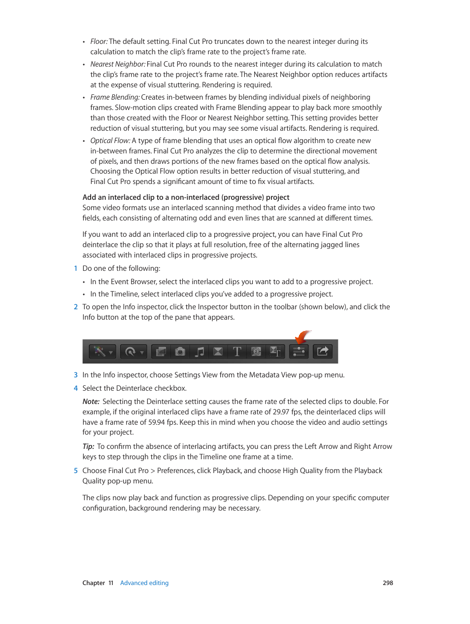 Apple Final Cut Pro X (10.0.9) User Manual | Page 298 / 476