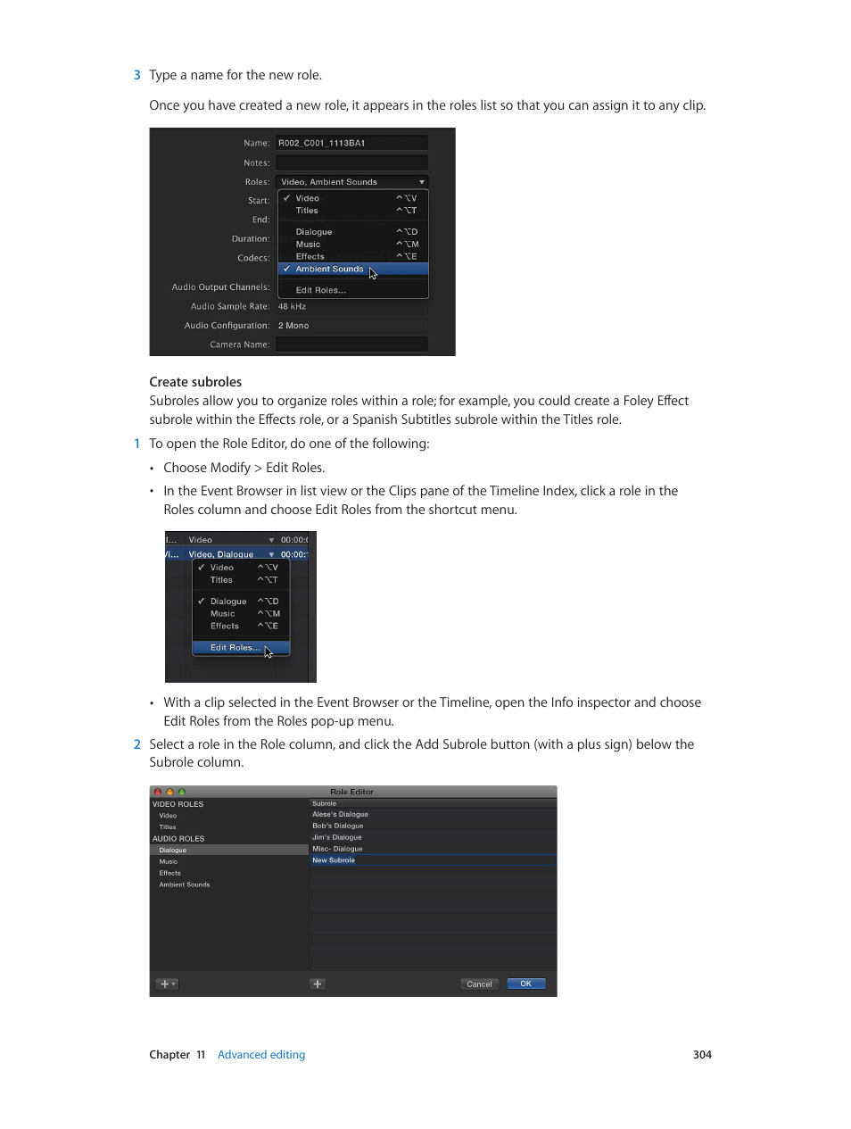 Apple Final Cut Pro X (10.0.9) User Manual | Page 304 / 476