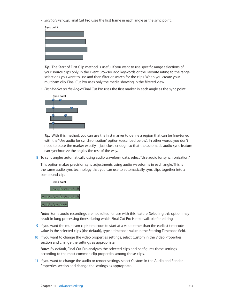 Apple Final Cut Pro X (10.0.9) User Manual | Page 315 / 476