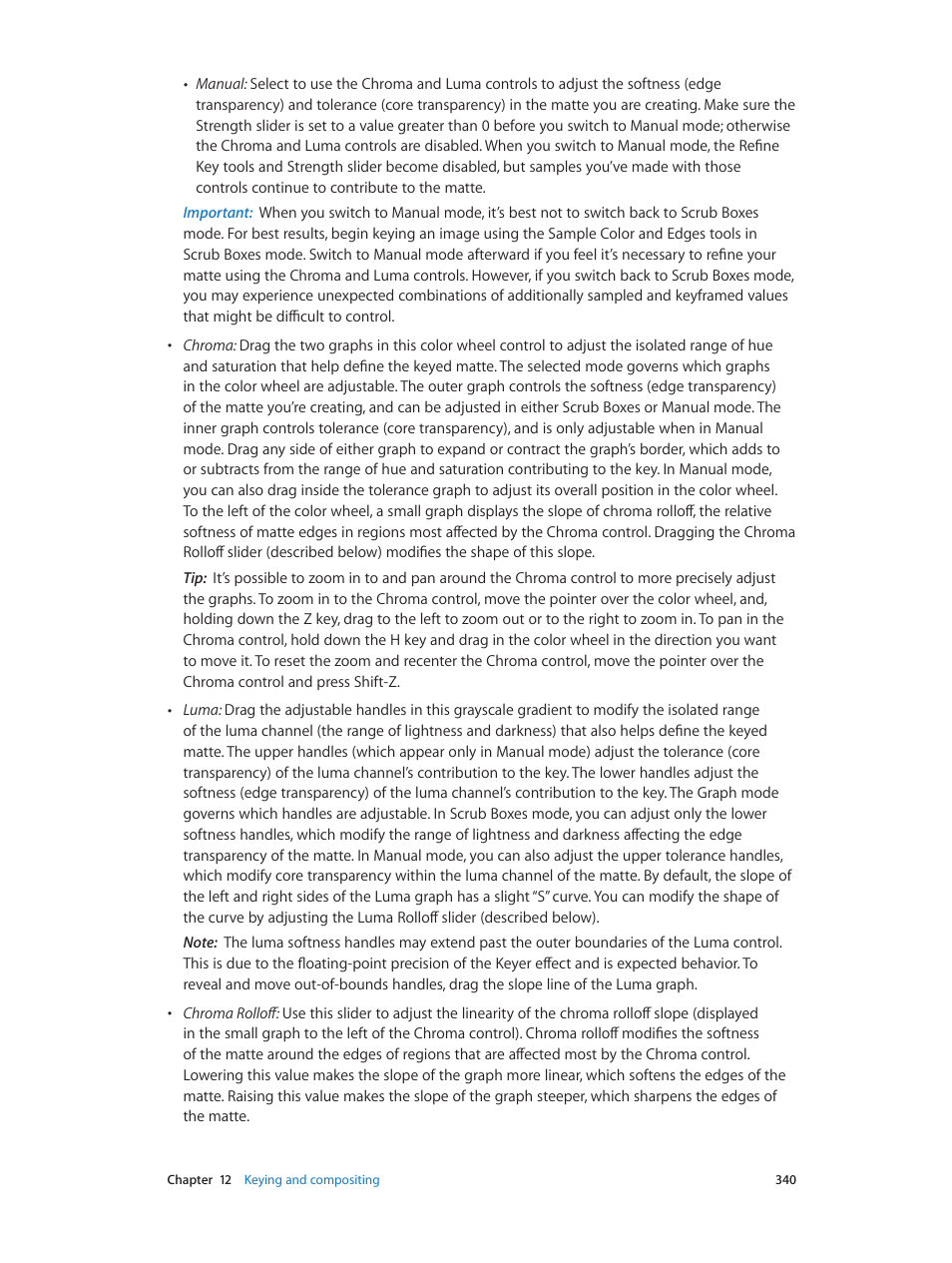 Apple Final Cut Pro X (10.0.9) User Manual | Page 340 / 476