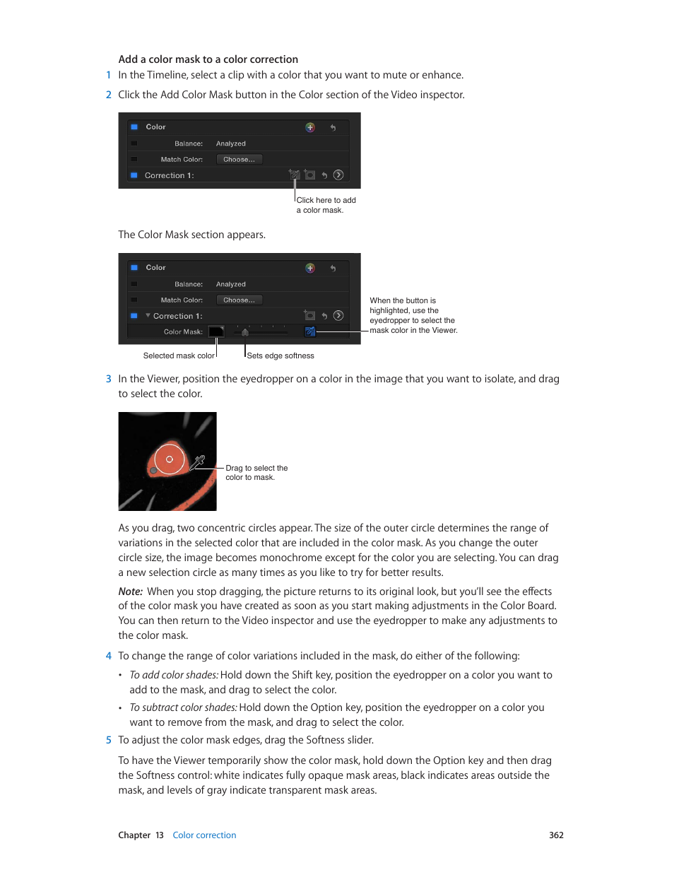 Apple Final Cut Pro X (10.0.9) User Manual | Page 362 / 476