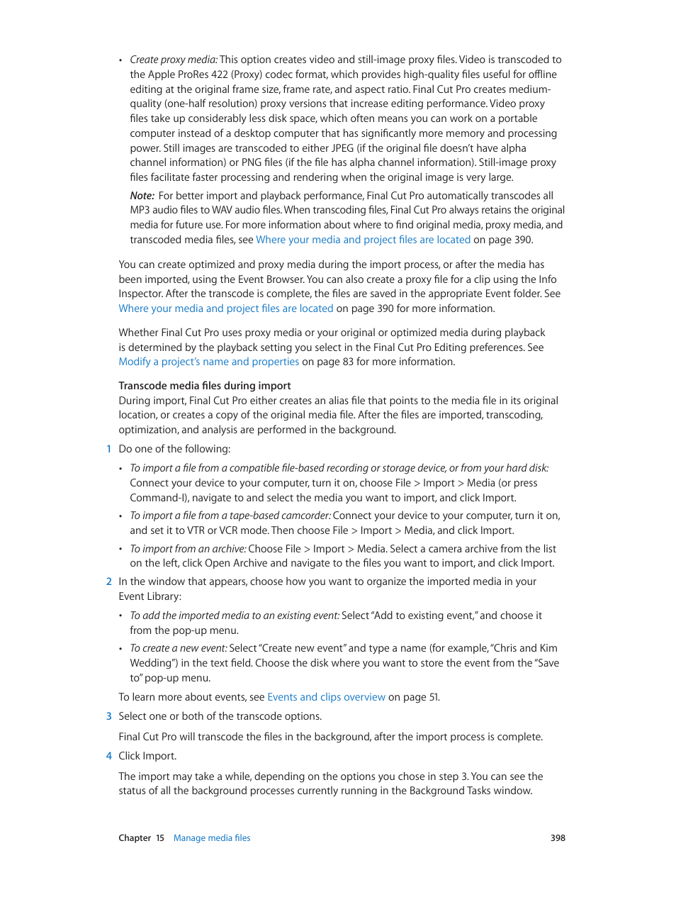 Apple Final Cut Pro X (10.0.9) User Manual | Page 398 / 476