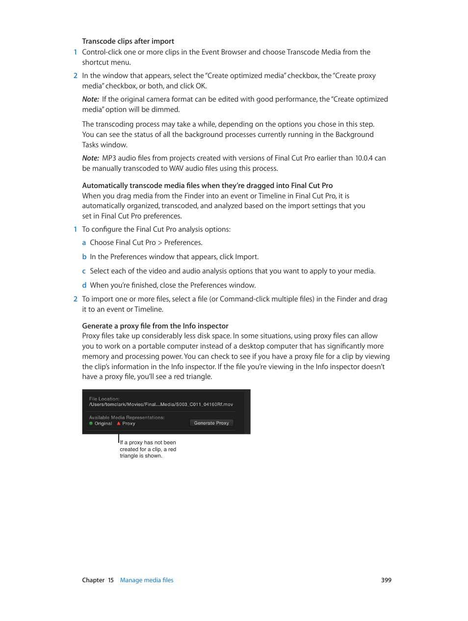 Apple Final Cut Pro X (10.0.9) User Manual | Page 399 / 476