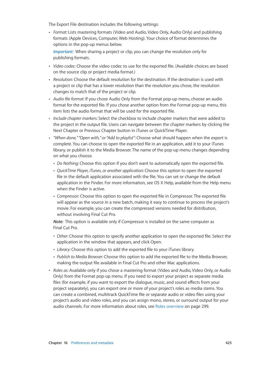 Apple Final Cut Pro X (10.0.9) User Manual | Page 425 / 476