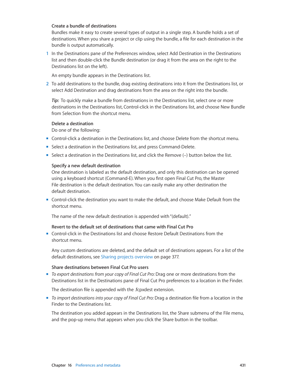 Apple Final Cut Pro X (10.0.9) User Manual | Page 431 / 476
