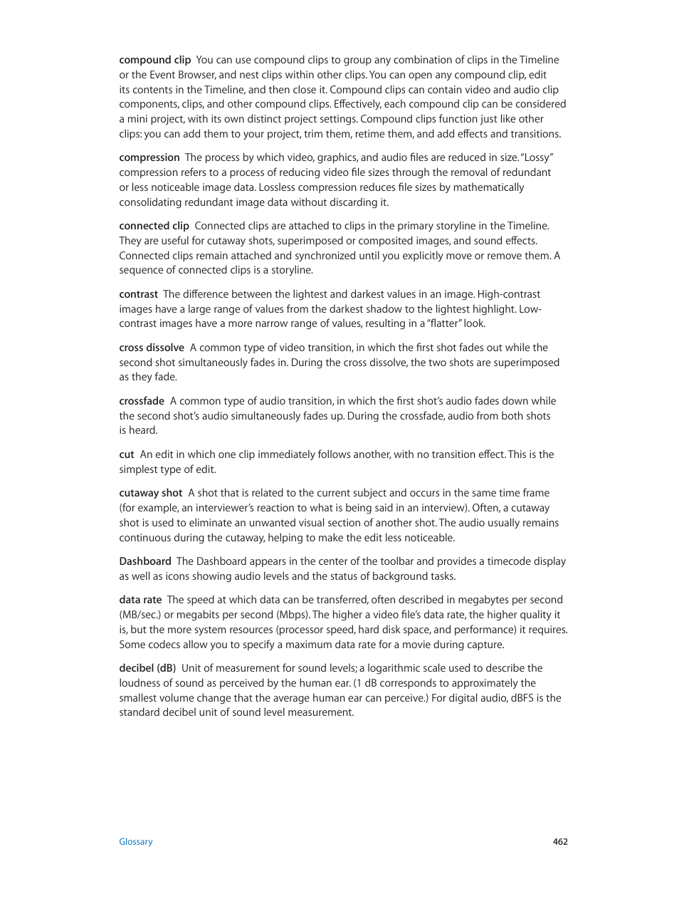 Apple Final Cut Pro X (10.0.9) User Manual | Page 462 / 476