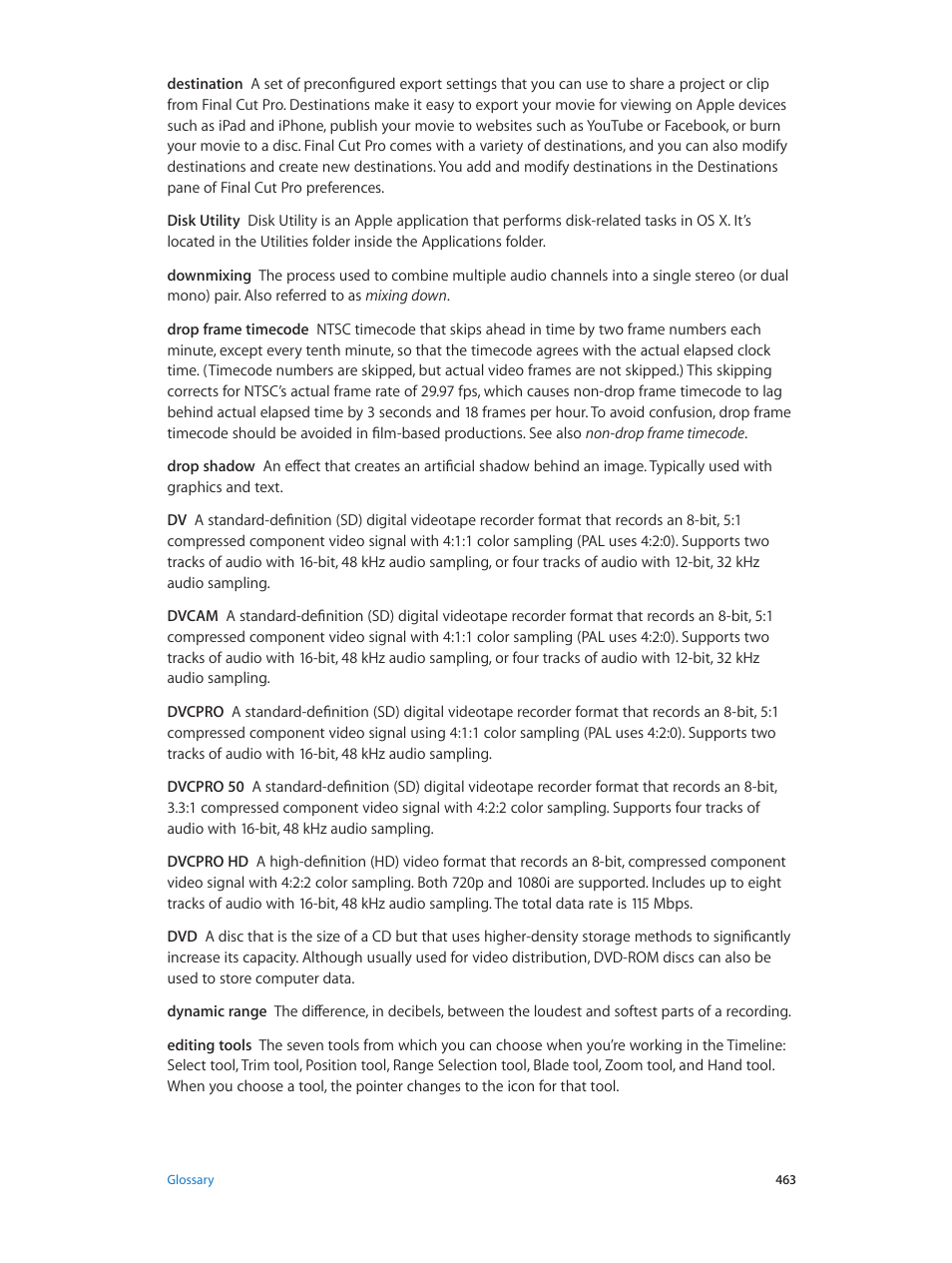 Apple Final Cut Pro X (10.0.9) User Manual | Page 463 / 476