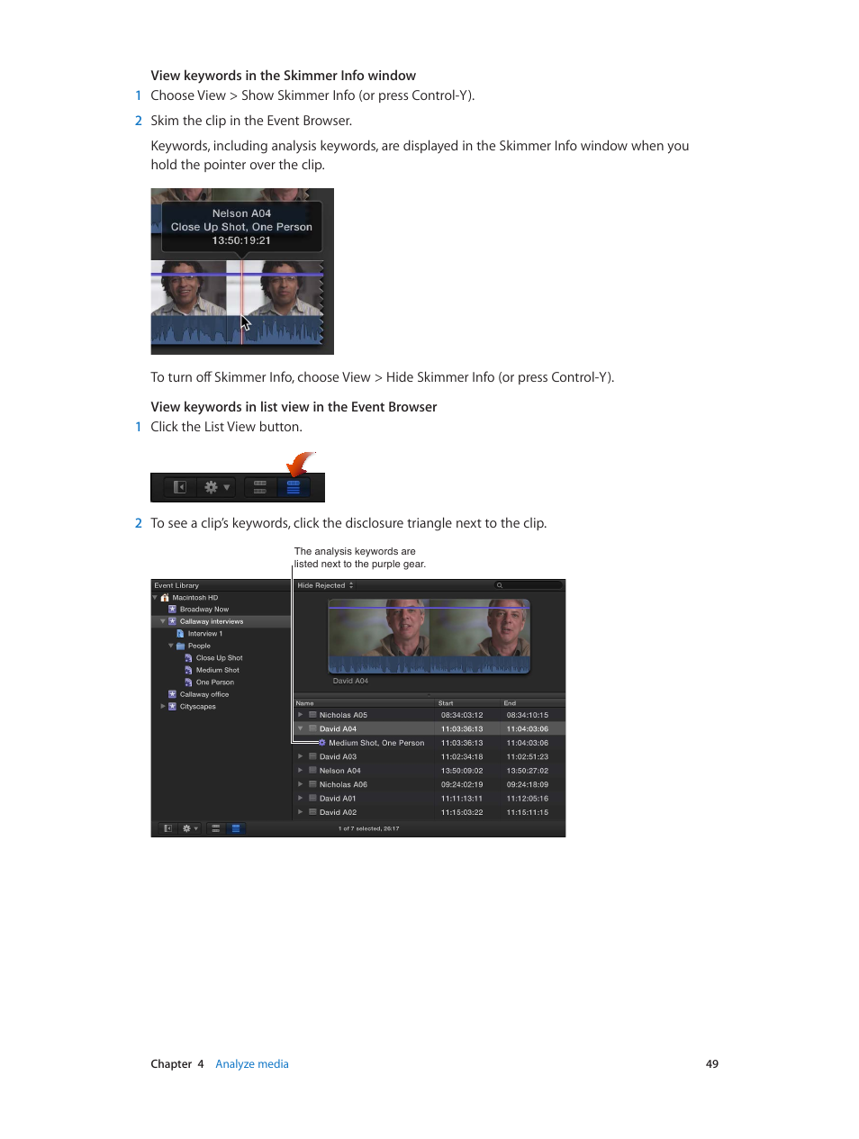 Apple Final Cut Pro X (10.0.9) User Manual | Page 49 / 476
