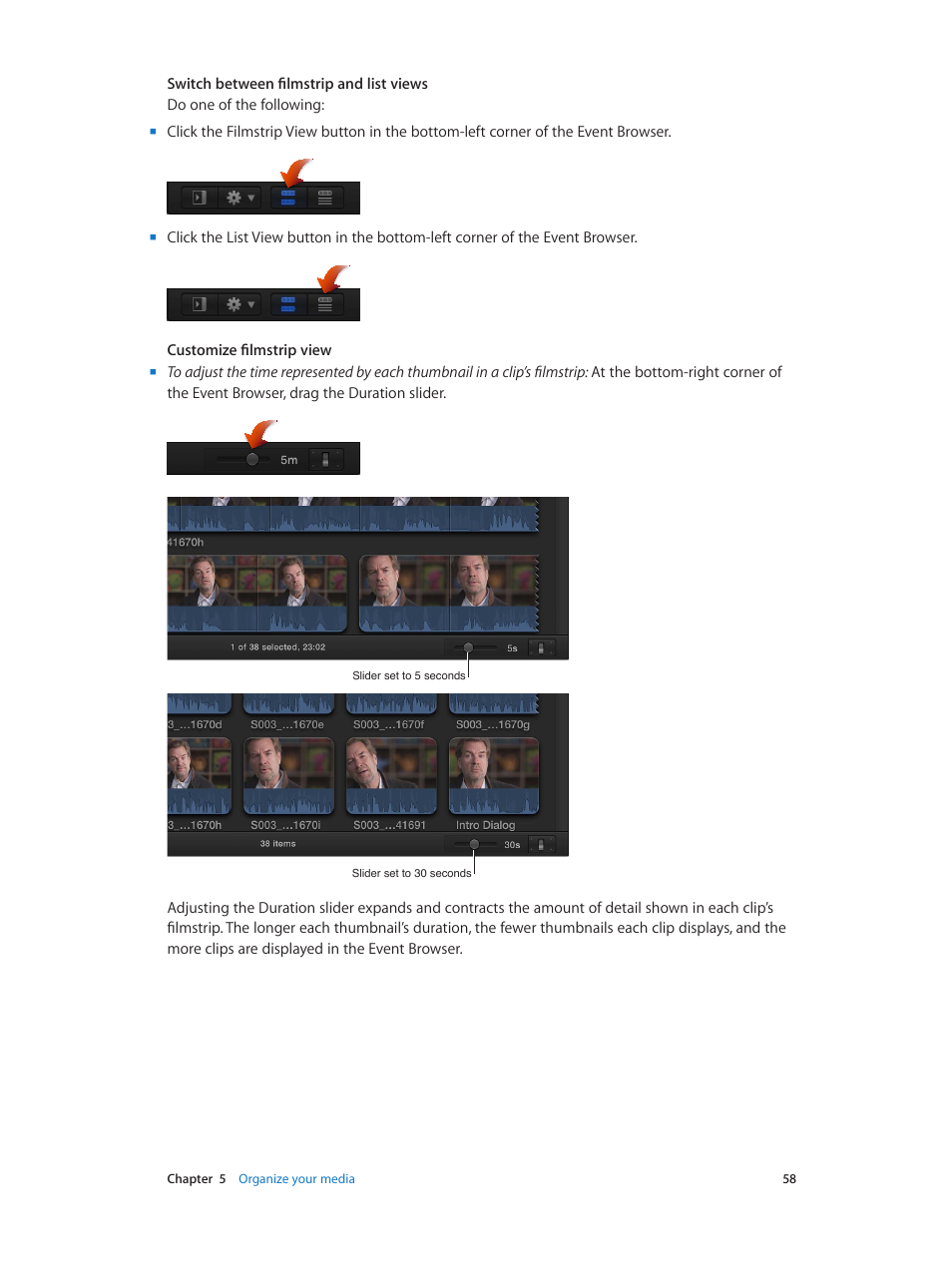 Apple Final Cut Pro X (10.0.9) User Manual | Page 58 / 476