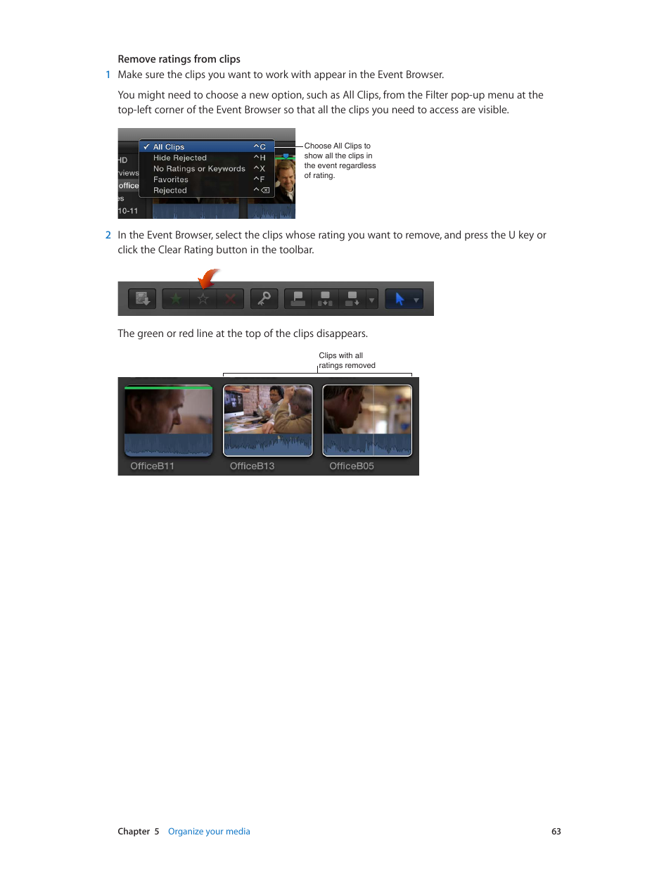 Apple Final Cut Pro X (10.0.9) User Manual | Page 63 / 476