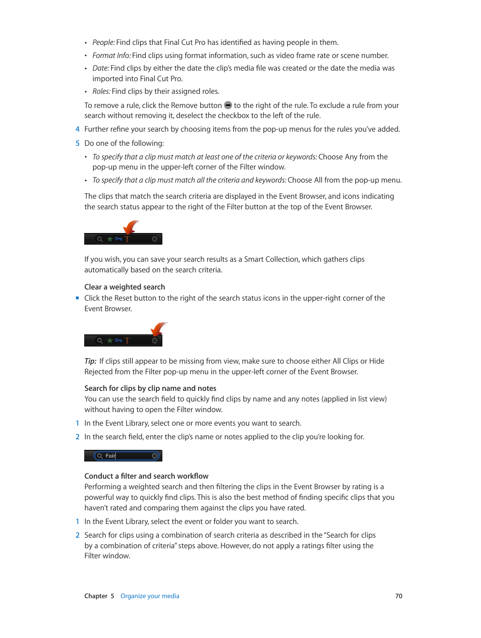 Apple Final Cut Pro X (10.0.9) User Manual | Page 70 / 476