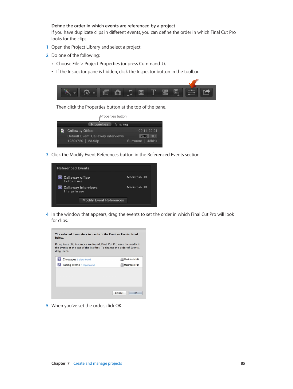 Apple Final Cut Pro X (10.0.9) User Manual | Page 85 / 476