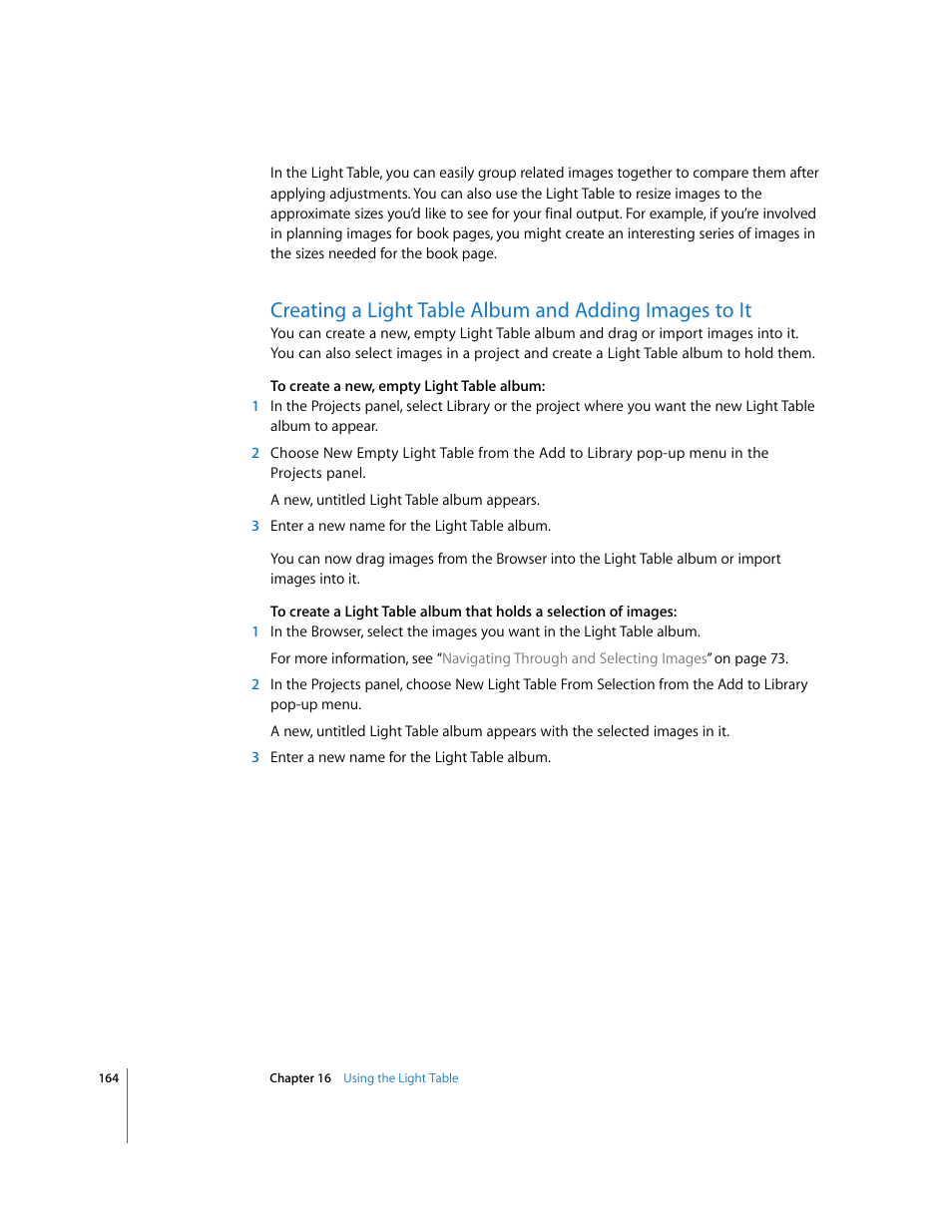Apple Aperture Getting Started User Manual | Page 164 / 222