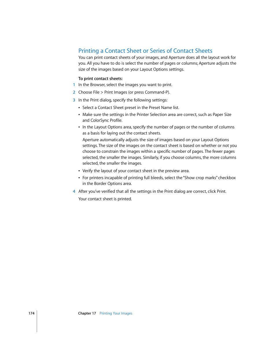 Apple Aperture Getting Started User Manual | Page 174 / 222