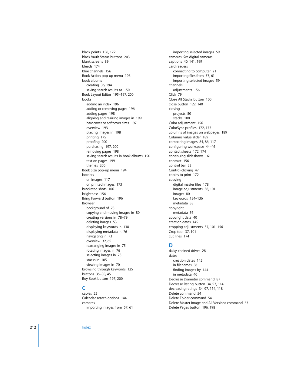 Apple Aperture Getting Started User Manual | Page 212 / 222