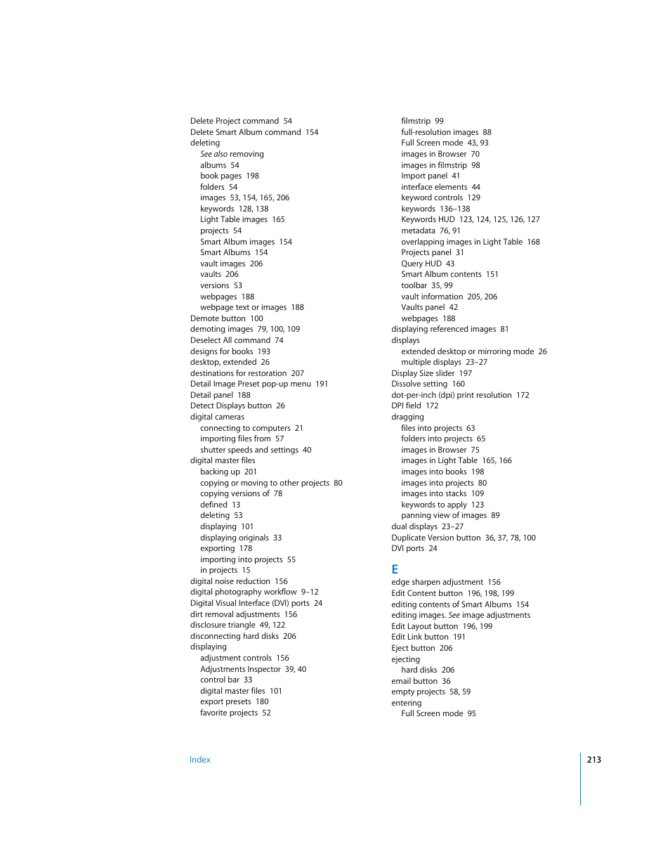 Apple Aperture Getting Started User Manual | Page 213 / 222