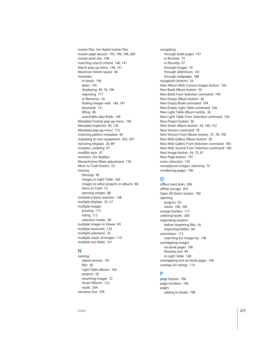 Apple Aperture Getting Started User Manual | Page 217 / 222