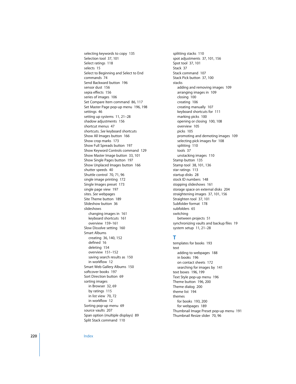 Apple Aperture Getting Started User Manual | Page 220 / 222