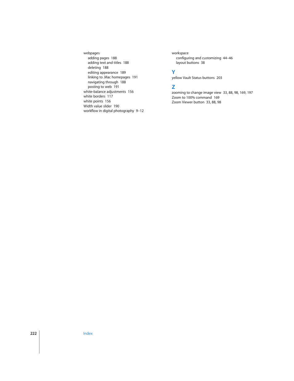 Apple Aperture Getting Started User Manual | Page 222 / 222