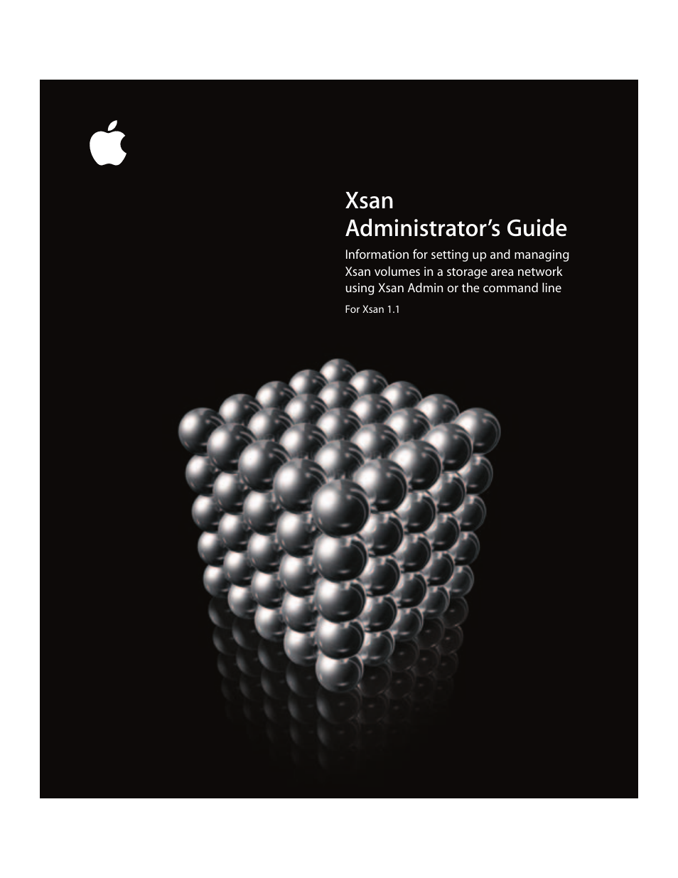 Apple Xsan 1.1 User Manual | 134 pages