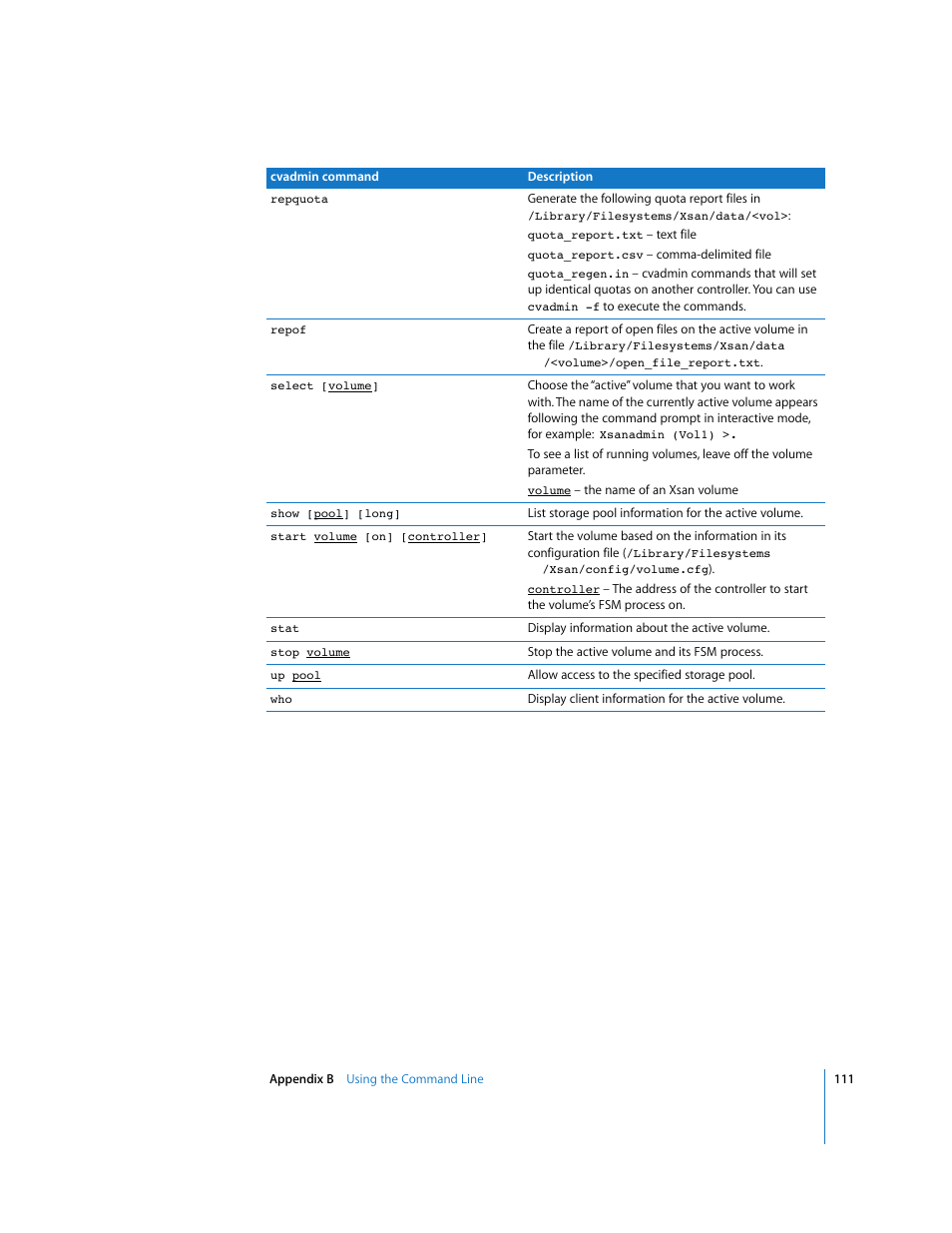 Apple Xsan 1.1 User Manual | Page 111 / 134