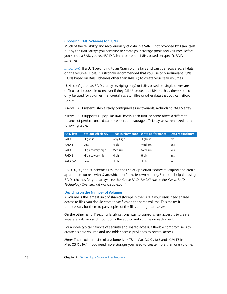 Apple Xsan 1.1 User Manual | Page 28 / 134