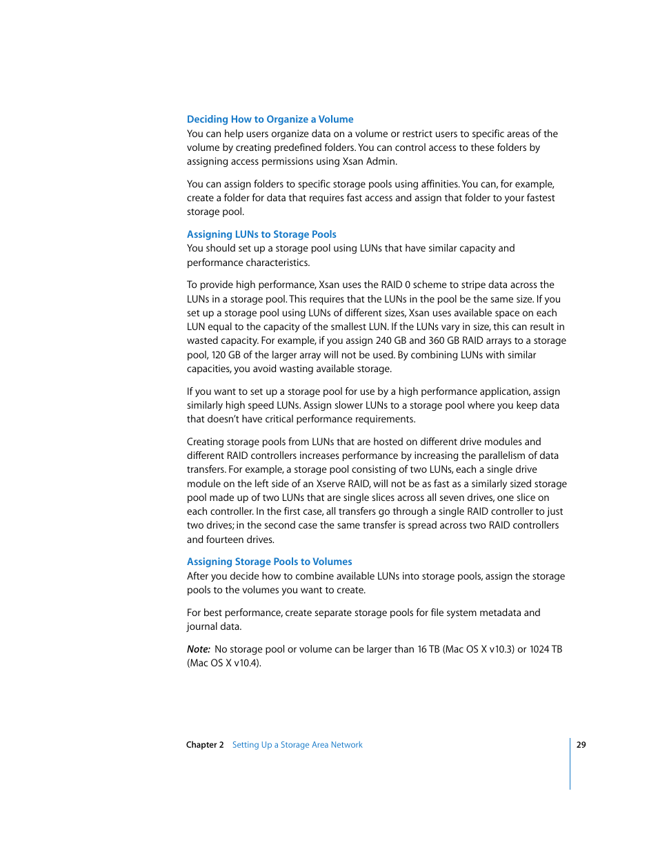 Apple Xsan 1.1 User Manual | Page 29 / 134