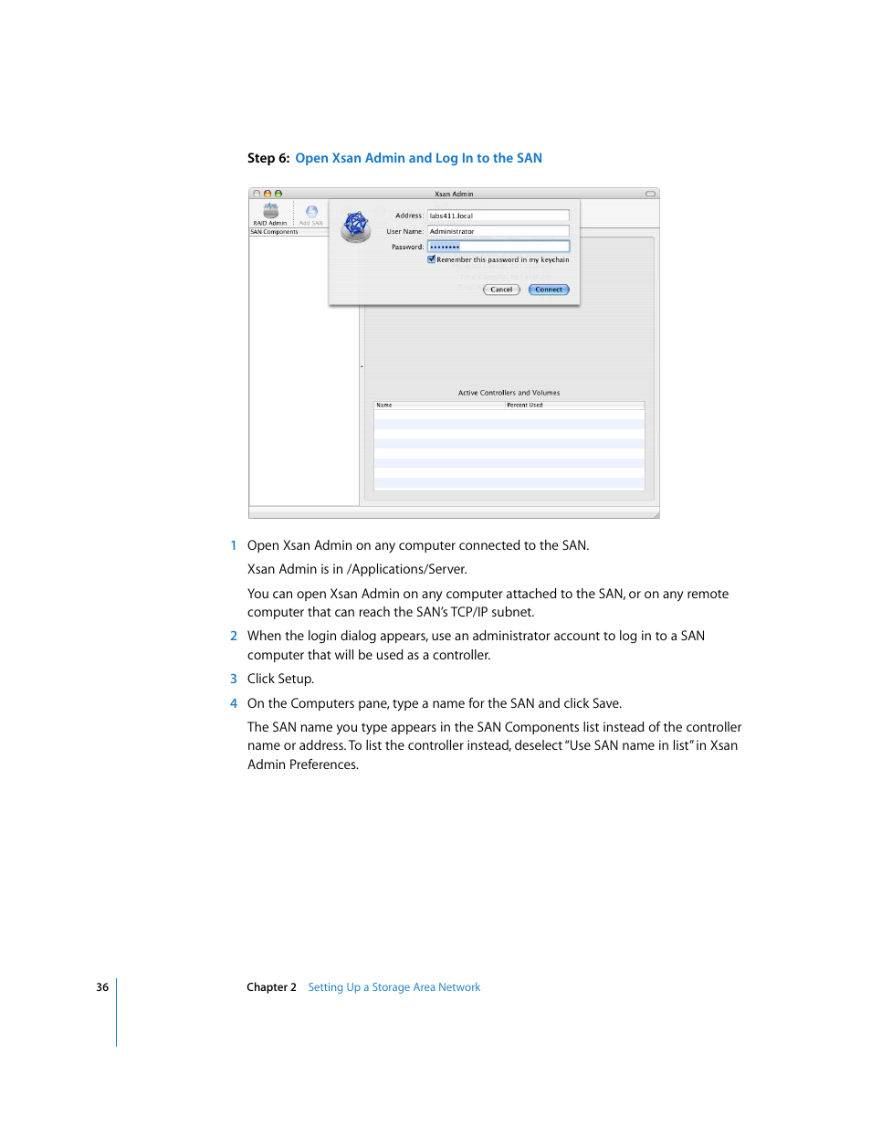 Apple Xsan 1.1 User Manual | Page 36 / 134